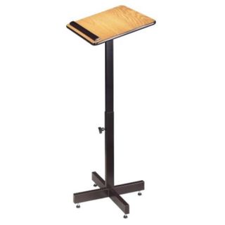 Oklahoma Sound 70 OK Adjustable Height Speaker Stand  Minor Assembly Required Light Oak