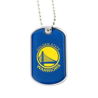 NBA Golden State Warriors Dog Tag Necklace Charm Gift Set