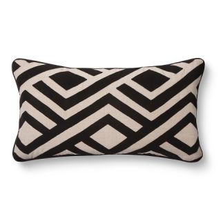 Classic Home Perry Natural/Black Toss Pillow   14x26