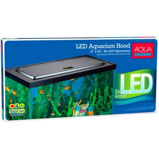 Aqua Culture LED Aquarium Hood for 20/55 Gallon Aquariums