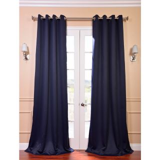 Eclipse Blue Thermal Blackout 108 inch Curtain 8 Grommet Panel Pair