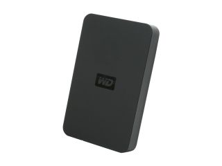Western Digital 250GB USB 2.0 Black Elements Portable Hard Drive WDBAAR2500ABK NESN