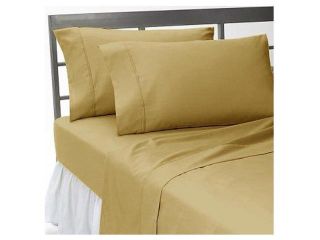 Super Quality Solid Sheet Set and Bed Skirt of 300TC Beige California King with 26" Deep Pocket 100% Egyptian Cotton