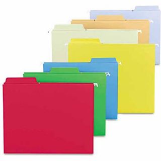 Smead FasTab Hanging File Folders, Assorted Primary, 18ct
