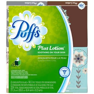 Puffs Plus Lotion Facial Tissues 224 CT PACK