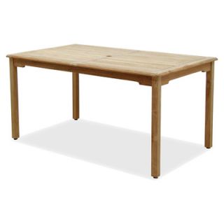 ia Teak Dining Table by International Home Miami