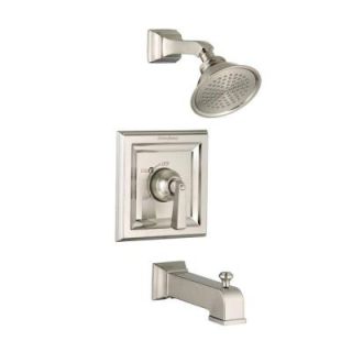 American Standard Town Square 1 Handle Tub and Shower Faucet Trim Kit in Satin Nickel (Valve Sold Separately) T555.502.295
