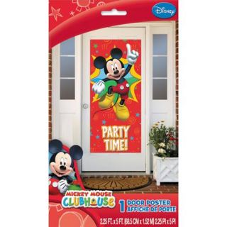 Plastic Mickey Mouse Clubhouse Door Poster, 60" x 27"