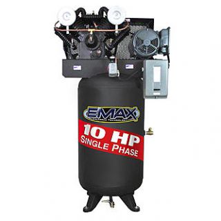 EMAX 10HP 80 Gallon Vertical Industrial Series Piston Air Compressor