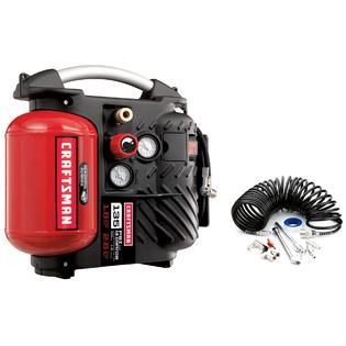 Craftsman  AirBoss™ 1.2 Gallon Oil less Air Compressor and Hose Kit