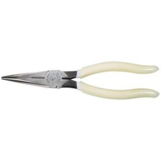 Klein Tools Hi Viz Long Nose Side Cutting Pliers D203 8 GLW