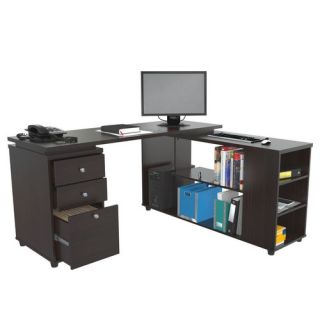 Latitude Run Computer Desk with Shelves