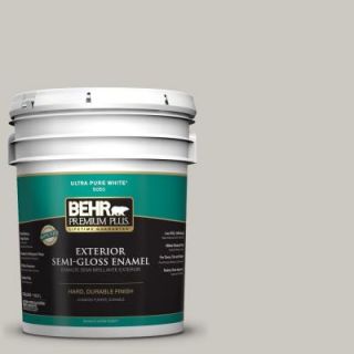 BEHR Premium Plus Home Decorators Collection 5 gal. #HDC WR14 2 Winter Haze Semi Gloss Enamel Exterior Paint 505005