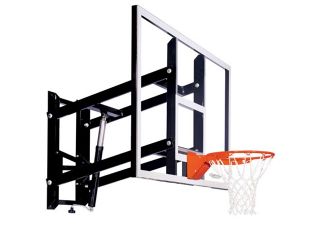 Goalsetter GS60 Wall Mount Adjustable Basketball Hoop with 60" Acrylic Backboard