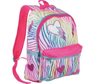 Girls Skechers Twinkle Toes Zebra Metallic Backpack   Pink/Multi