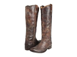 Frye Melissa Button Chocolate Vintage Leather
