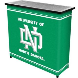 Trademark 2 Shelf 39 in. L x 36 in. H University of North Dakota Portable Bar with Case LRG8000 ND