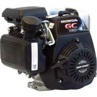 Honda Horizontal OHC Engine — 160cc, GC Series, 3/4in. x 2 7/16in. Shaft, Model# GC160LAQHA1-BLK  121cc   240cc Honda Horizontal Engines