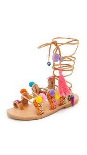 Elina Linardaki Penny Lane Lace Up Sandals