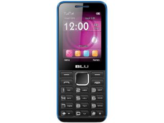 Blu Tank II TI93 24MB 2G Black/Red Unlocked GSM Dual SIM Cell Phone 2.4" 32MB RAM