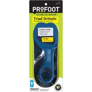 PROFOOT Triad Men's Orthotic Size 8 13, 1 pr