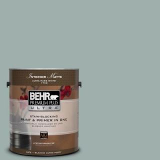 BEHR Premium Plus Ultra 1 gal. #N430 3 Garden Vista Matte Interior Paint 175401