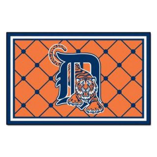 FANMATS Detroit Tigers 5 ft. x 8 ft. Area Rug 7058