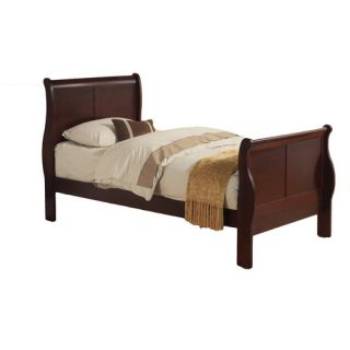 Alpine Furniture Louis Philippe II Twin Sleigh Bed