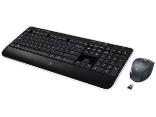 Refurbished Logitech 920 006512X Black USB RF Wireless Standard Keyboard & Mouse