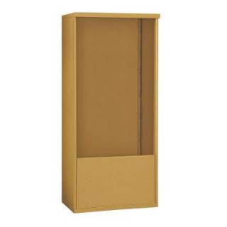 Salsbury Industries 3900 Series 32.25 in. W x 69.25 in. H x 19 in. D Free Standing Enclosure for Salsbury 3713 Double Column Unit in Gold 3913D GLD
