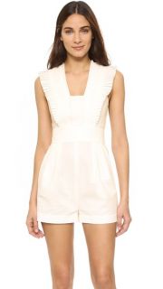 Tibi Pleated Romper