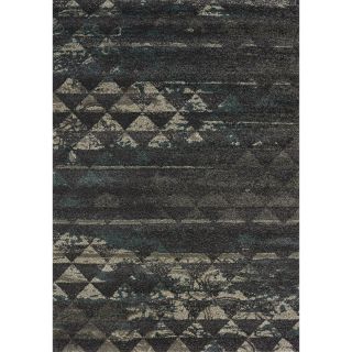 Ashbury Quilt Taupe & Blue Area Rug