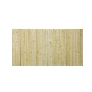 Severe Weather Natural Pressure Treated Spruce Privacy Fence Panel (Common 8 ft x 3.5 ft; Actual 8 ft x 3.5 ft)