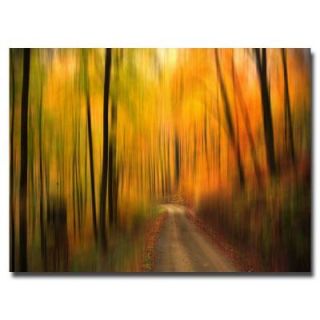 Trademark Fine Art 30 in. x 47 in. Welcome to My Fall Canvas Art DISCONTINUED PSL0100 C3047GG
