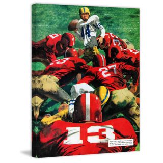 Marmont Hill Touchdown Play by Fred Ludekens Painting Print on Wrapped