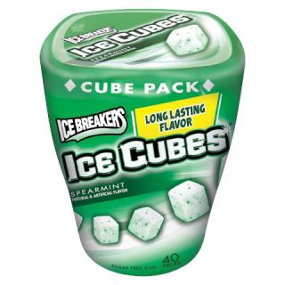 Ice Breakers Ice Cubes Spearmint Sugar Free Gum 40 pc