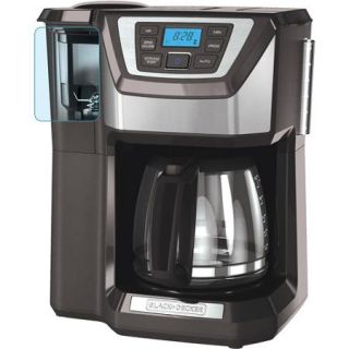 Black & Decker Mill and Brew 12 Cup Programmable Coffee Maker with Grinder