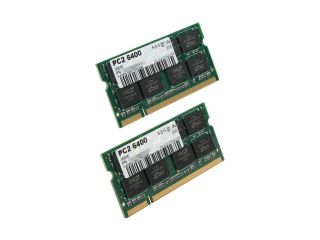 OCZ 4GB (2 x 2GB) 200 Pin DDR2 SO DIMM DDR2 800 (PC2 6400) Dual Channel Kit Laptop Memory Model OCZ2M8004GK