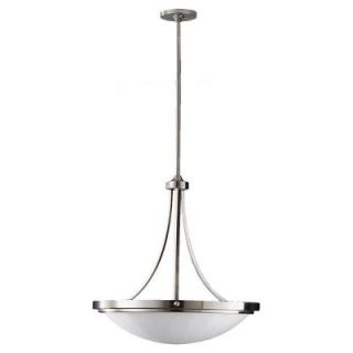 Feiss Perry 3 Light Brushed Steel Uplight Chandelier F2583/3BS