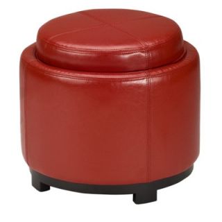 Safavieh Chelsea Leather Ottoman