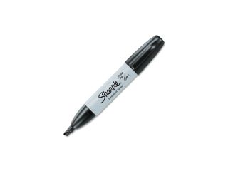 Sharpie Marker Chisel Marker Point Style   Black Ink   1 Each