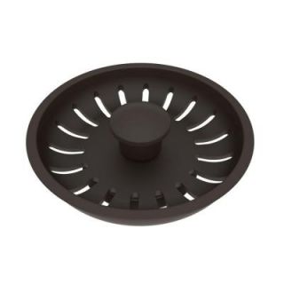 Brasstech 3 3/16 in. Brass Strainer and Basket Only in Oil Rubbed Bronze 122 4/10B