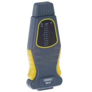 General Tools Pin Type Moisture Meter with LED Bar Graph Display MM1E