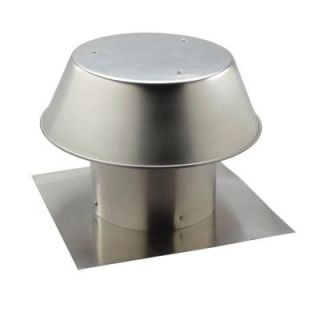 Broan NuTone Aluminum Flat Roof Cap for 12 in. Round Duct 612
