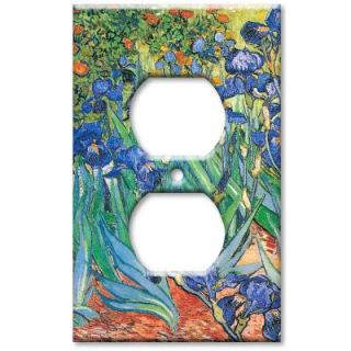 Art Plates Van Gogh Irises   Outlet Cover O 13
