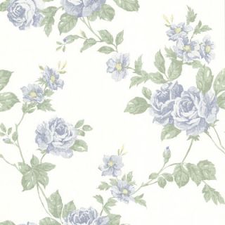 La Belle Maison 33 x 20.5 Bloom Floral Embossed Wallpaper