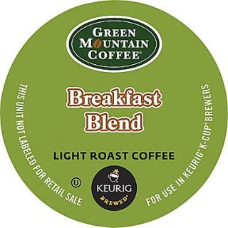 Keurig Green Mountain Breakfast Blend, 18 K Cups per pack