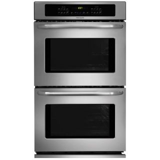 Frigidaire Self Cleaning Double Electric Wall Oven (Stainless Steel) (Common 27 in; Actual 27 in)