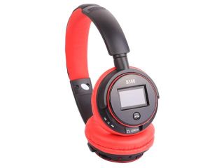 New B 380 Headset Stereo Bluetooth Earphone Wireless Headphone with MIC Support Calling TF 

card with FM function  screen display
