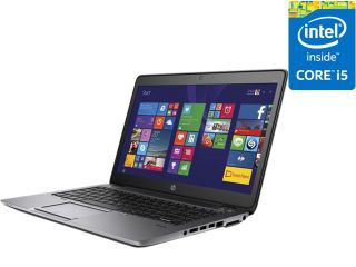HP EliteBook 840 G2 (L3Z75UT#ABA) Laptop   Intel Core i5 5200U 2.20 GHz 4 GB DDR3L 500 GB HDD Intel HD Graphics 5500 14" 1366 x 768 720p HD Webcam Windows 7 Professional 64 Bit